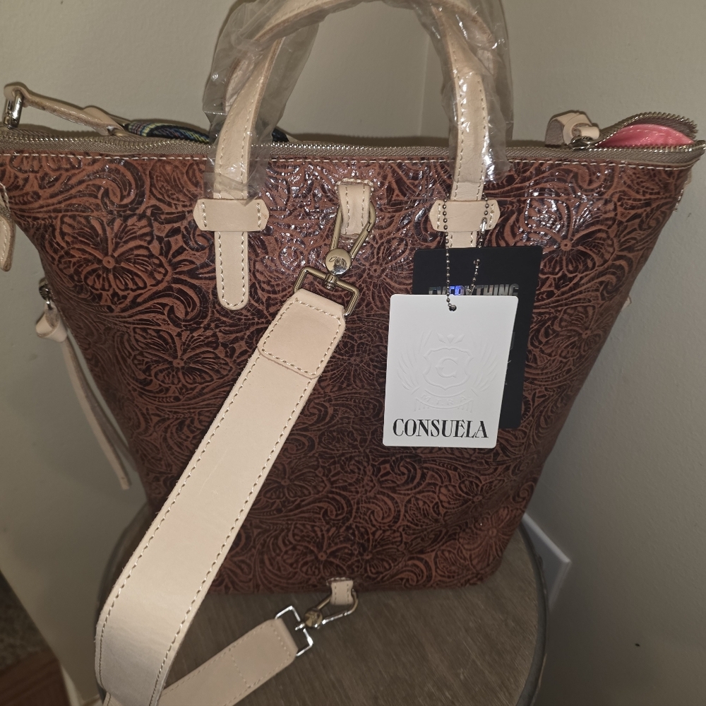 Consuela Suzie Embroidered Sling Bag NWT - Picture 3 of 9